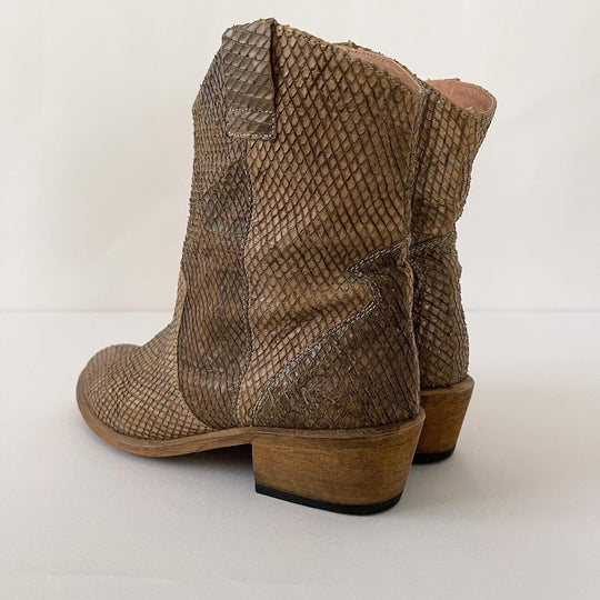 SNAKE LEATHER - SNAKE LEATHER Boots - AVVIIVVA.COM