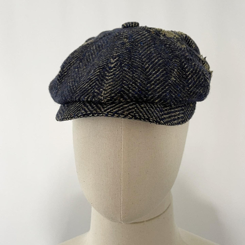 STETSON - STETSON Distressed Tweed Newsboy Cap - AVVIIVVA.COM