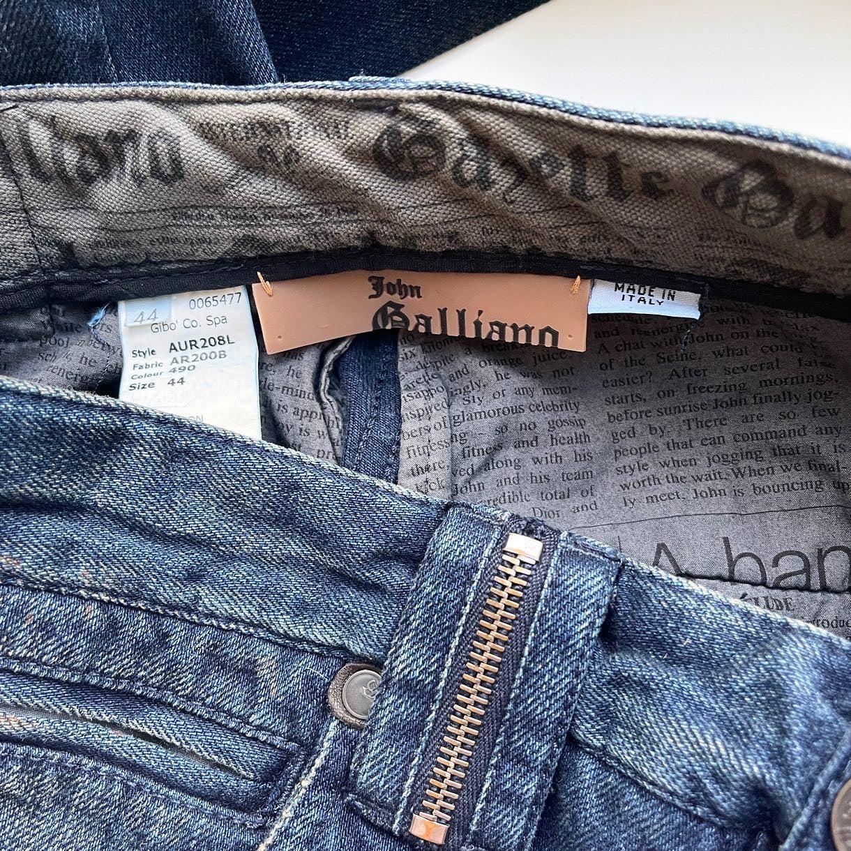 JOHN GALLIANO - JOHN GALLIANO Jeans - AVVIIVVA.COM